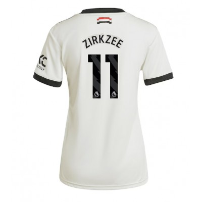 Ženski Nogometni dresi Manchester United Joshua Zirkzee #11 Tretji 2024-25 Kratek Rokav Ženski Nogometni dresi Manchester United Joshua Zirkzee #11 Tretji 2024-25 Kratek Rokav
